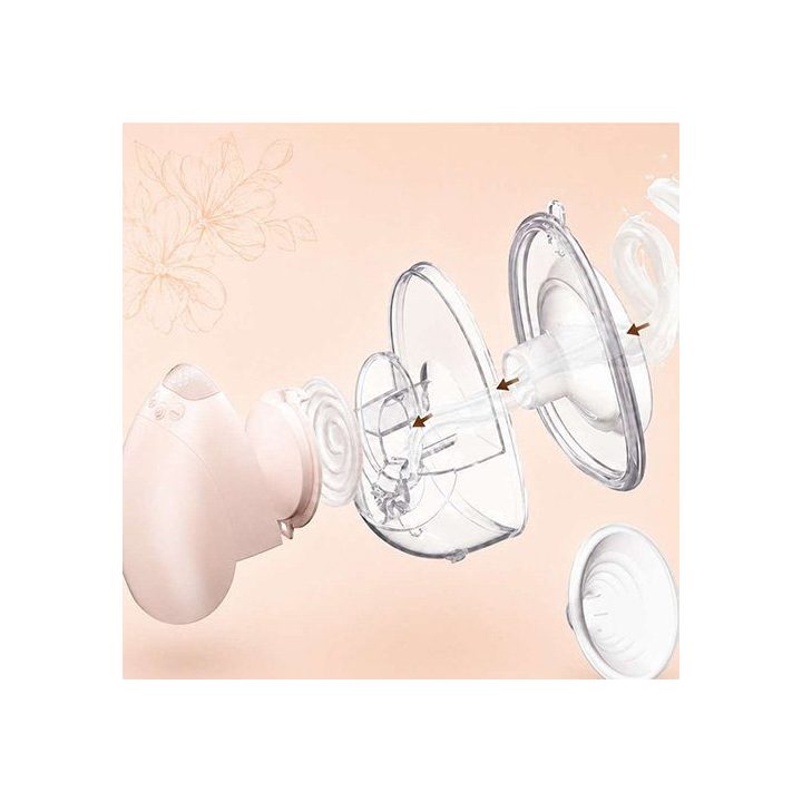 Nešiojamas elektrinis pientraukis BabyOno Shelly Pro, 200 ml