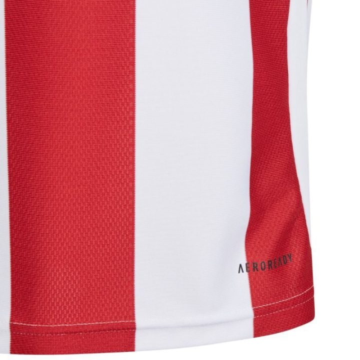 Vaikiški marškinėliai trumpomis rankovėmis adidas, balti ir raudoni