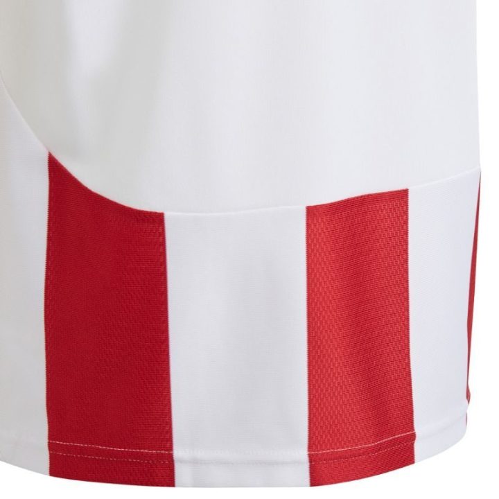 Vaikiški marškinėliai trumpomis rankovėmis adidas, balti ir raudoni