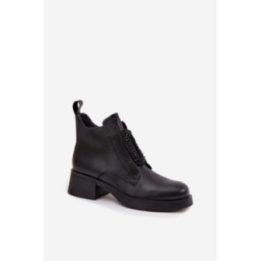 Moteriški odiniai aulinukai su karoliukais Step in style, juodi