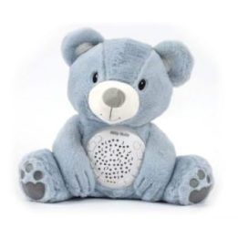 Pliušinis žaislas su projektoriumi Milly Mally Milly Bear, mėlynas
