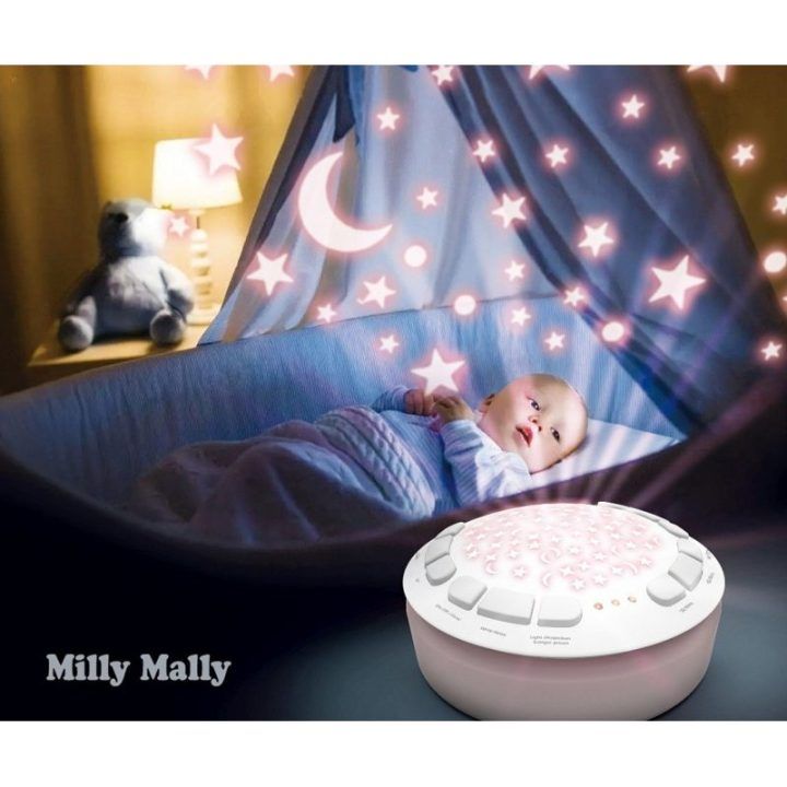 Pliušinis meškiukas su projektoriumi Milly Mally Milly Bear, rožinis