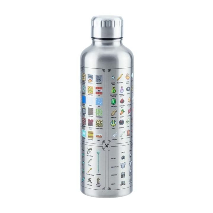 Nerūdijančio plieno gertuvė su Minecraft motyvais Paladone, 500 ml