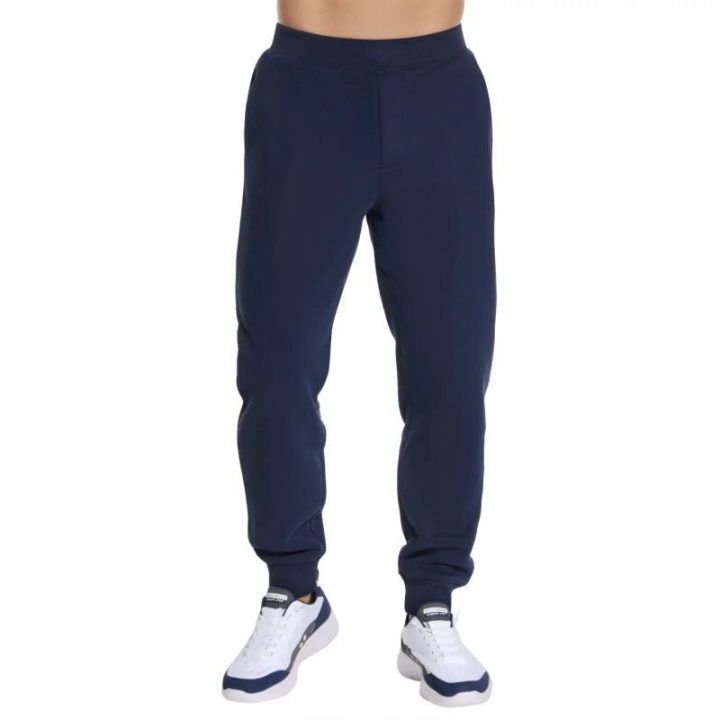 Flisinės sportinės kelnės Skechers Max Soft, tamsiai mėlynos