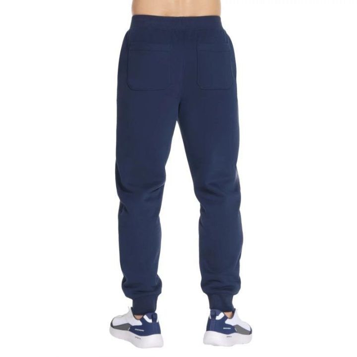 Flisinės sportinės kelnės Skechers Max Soft, tamsiai mėlynos