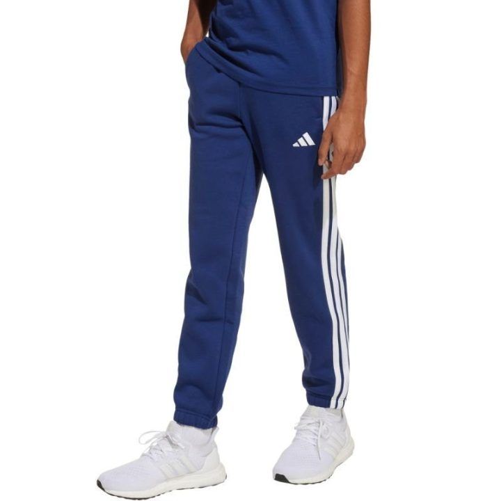 Vaikiškos medvilninės sportinės kelnės adidas Essentials, mėlynos