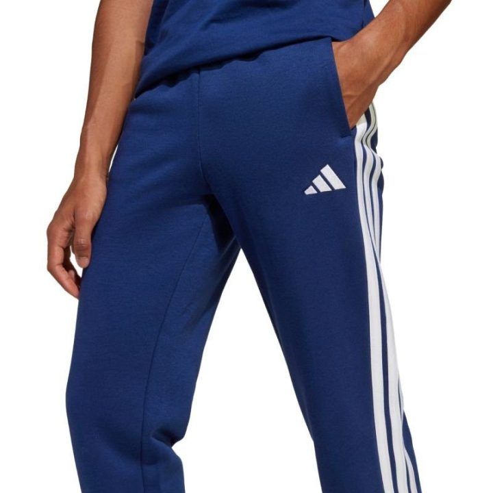 Vaikiškos medvilninės sportinės kelnės adidas Essentials, mėlynos