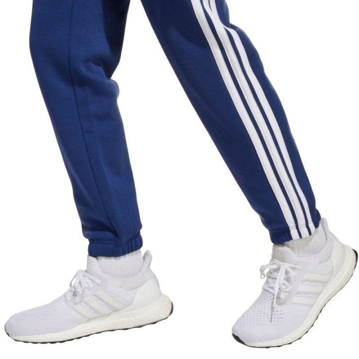 Vaikiškos medvilninės sportinės kelnės adidas Essentials, mėlynos