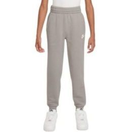 Vaikiškos medvilninės kelnės Nike Sportswear Club Fleece, smėlio