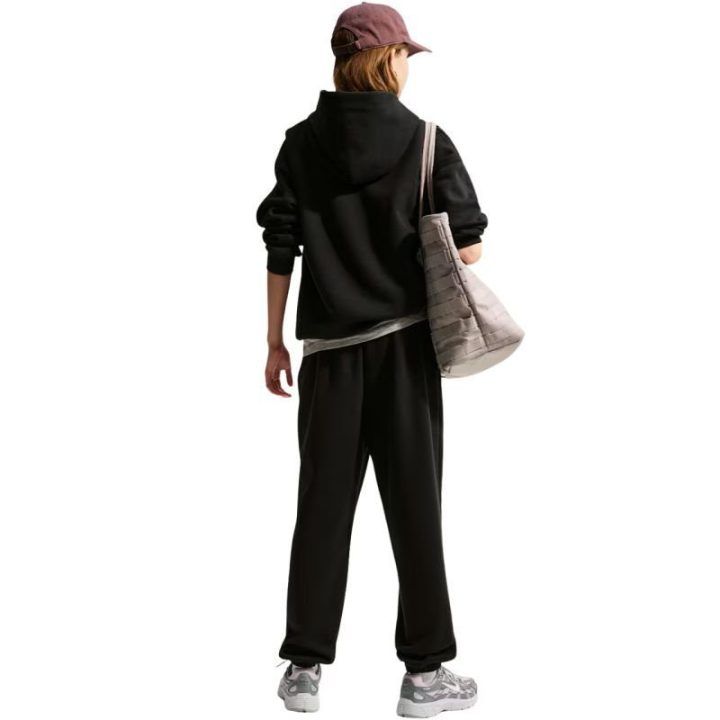 Vaikiškos sportinės kelnės Nike Sportswear Studio Fleece, juodos