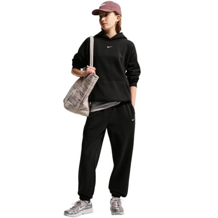 Vaikiškos sportinės kelnės Nike Sportswear Studio Fleece, juodos