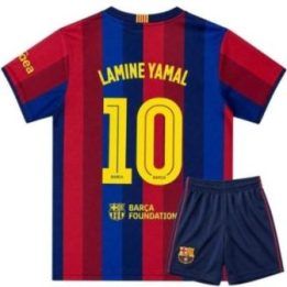Vaikiškas futbolo komplektas FC Barcelona Lamine Yamal, bordo-mėlynas