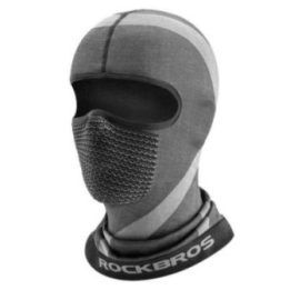 Moterų ir vyrų balaklava su tinkleliu Rockbros, pilka
