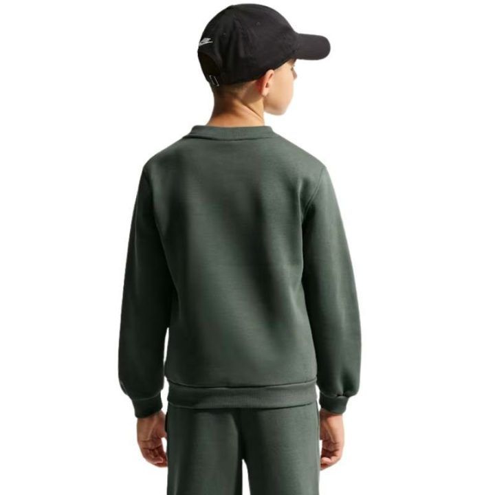 Vaikiškas džemperis Nike Sportswear Club Fleece, tamsiai žalias
