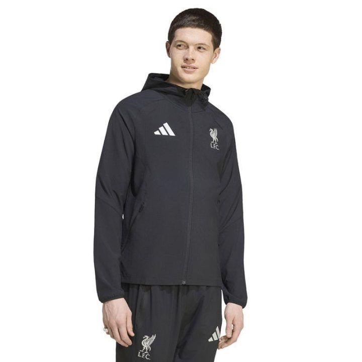 Džemperis su užtrauktuku per visą ilgį adidas Liverpool FC Travel