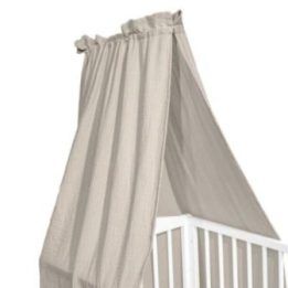 Kūdikio lovytės baldakimas ALBERO MIO Cotton Color CC2, smėlio