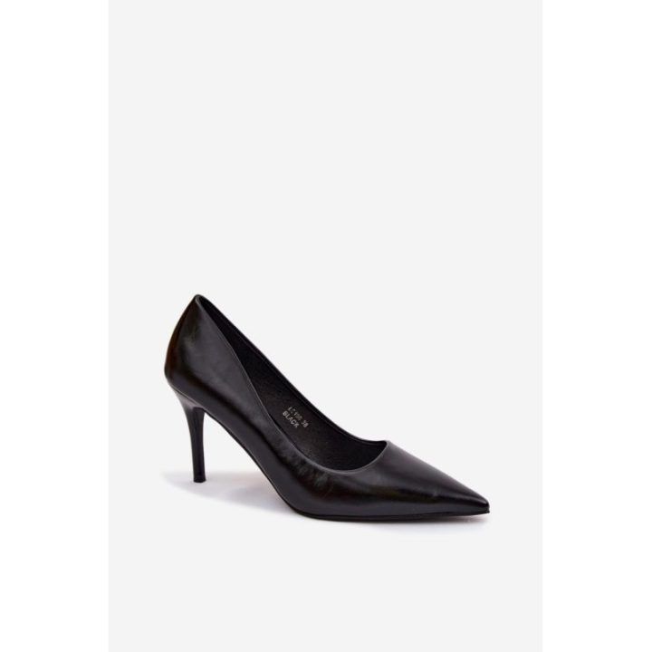 Moteriški blizgūs aukštakulniai, STEP IN STYLE, juodi