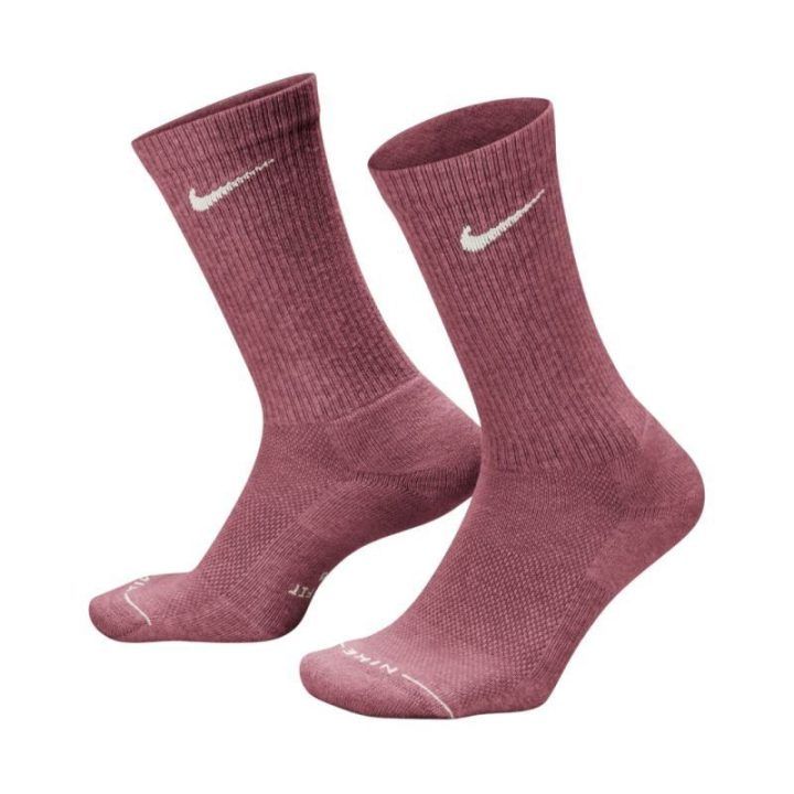 Kojinių rinkinys Nike Everyday Elevated, 6 poros, smėlio, bordo ir rožinės
