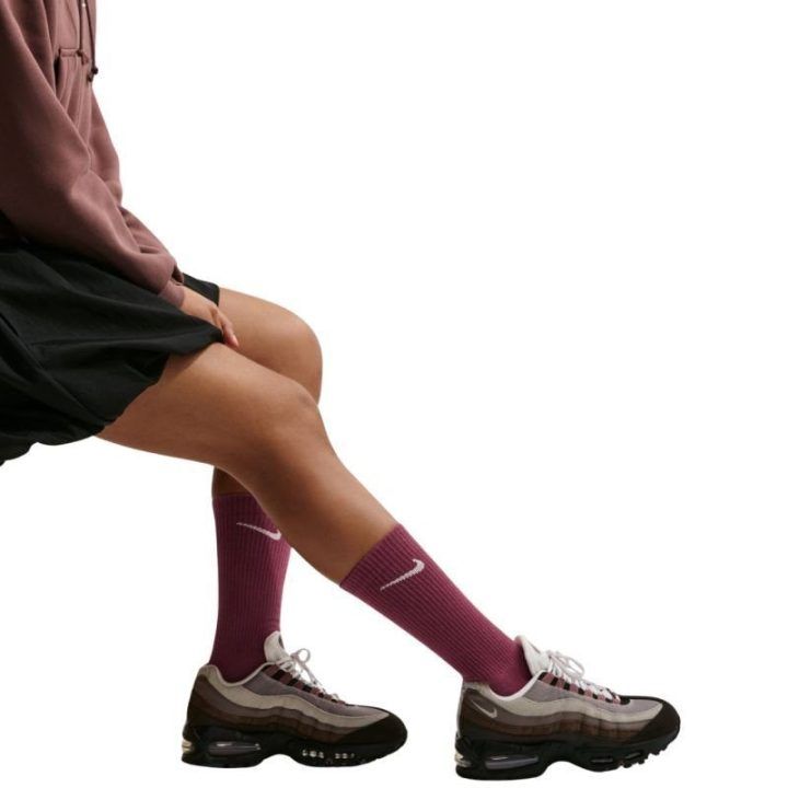 Kojinių rinkinys Nike Everyday Elevated, 6 poros, smėlio, bordo ir rožinės