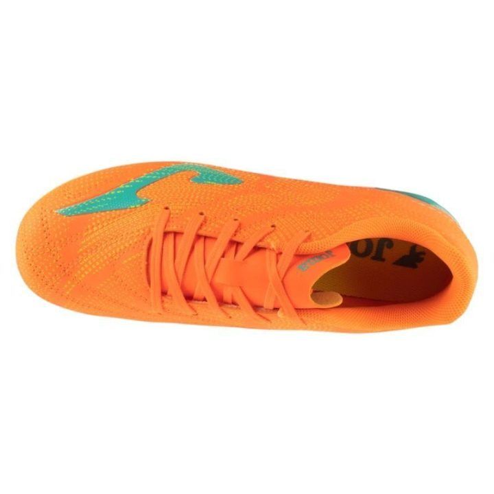 Vaikiški futbolo bateliai dirbtinei vejai Joma Evolution, oranžiniai