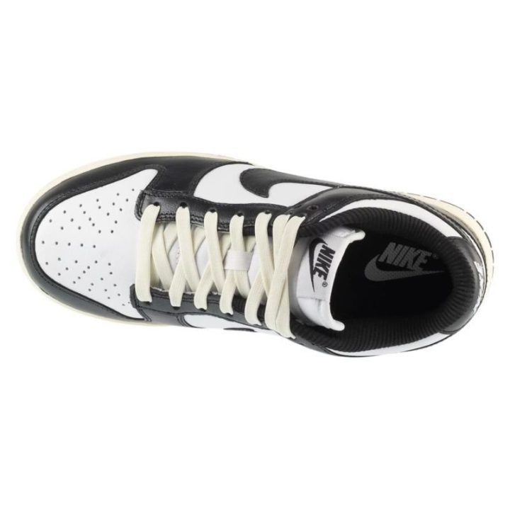 Moteriški žemo profilio sportbačiai Nike Dunk Low Vintage, balti