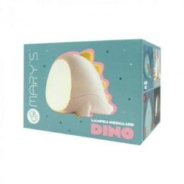LED naktinė lempa dinozauro formos Mary's Dino, rožinė