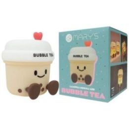 LED naktinė lempa Mary's Bubble Tea, smėlio spalvos