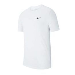 Vyriški treniruočių marškinėliai Nike Dry Tee Crew Solid, balti
