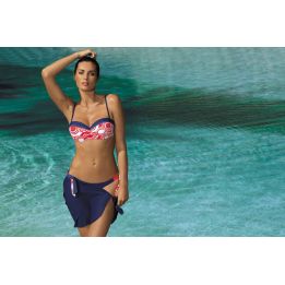 Maudymosi kostiumėlis Marina Blu Scuro M red (118)
