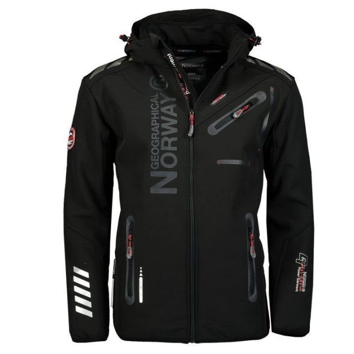 Vyriška softshell striukė Geographical Norway Royaute Assor B, juoda
