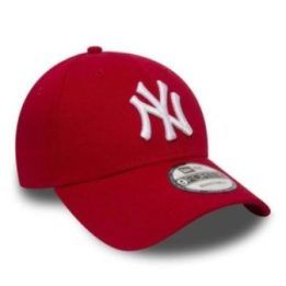 Uniseks medvilninė beisbolo kepurė New Era New York Yankees, raudona