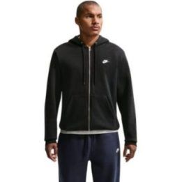 Vyriškas džemperis su gobtuvu ir užtrauktuku Nike Club BB, juodas