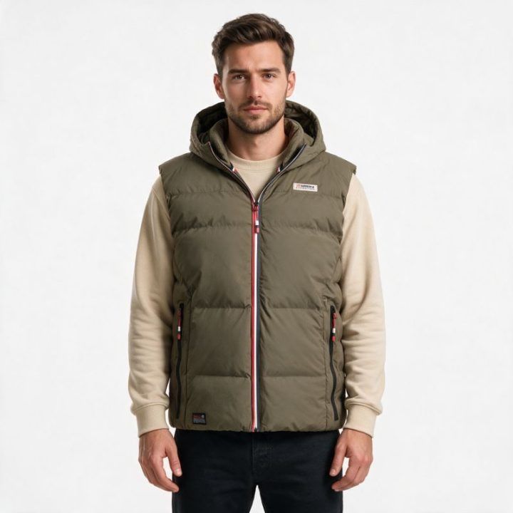 Vyriška liemenė Geographical Norway VITO, chaki