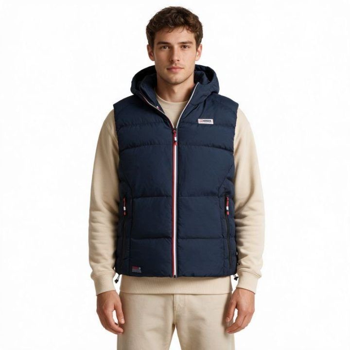 Vyriška liemenė Geographical Norway Vito, tamsiai mėlyna