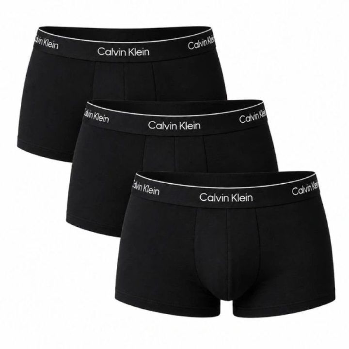 Vyriškų medvilninių bokserių rinkinys Calvin Klein, 3 vnt
