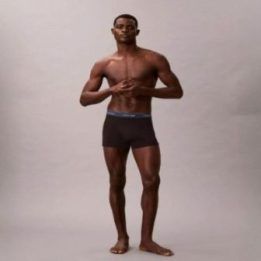 Vyriški medvilniniai bokseriai Calvin Klein, 3 vnt., juodi