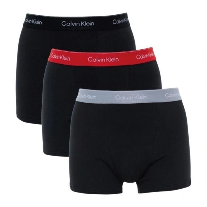 Vyriškų bokserių rinkinys Calvin Klein, 3 poros, juodi ir įvairiaspalviai