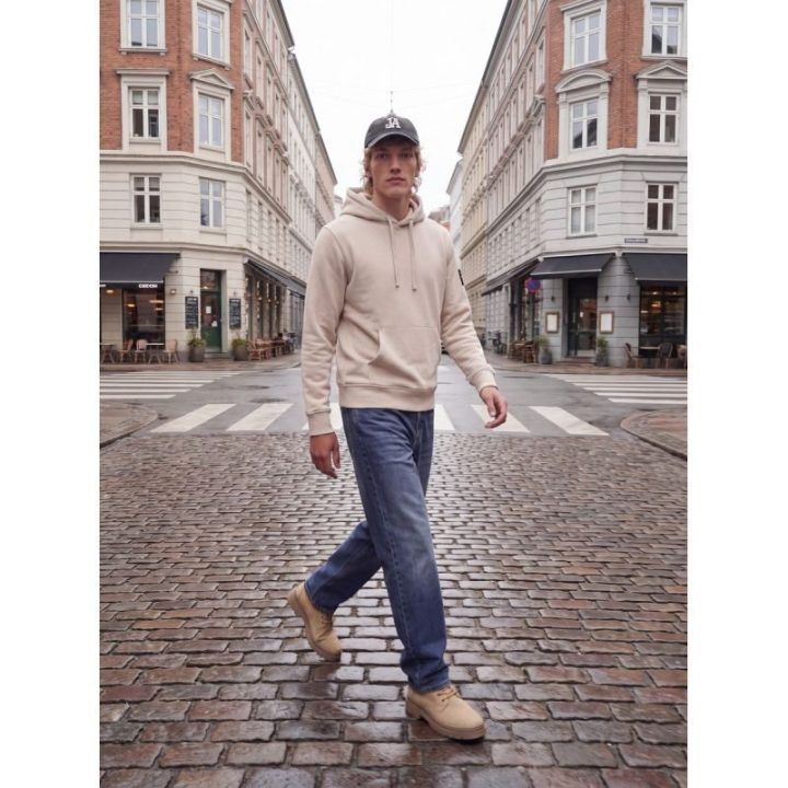 Vyriškas džemperis su gobtuvu Jack&Jones Cleveland, Moonbeam