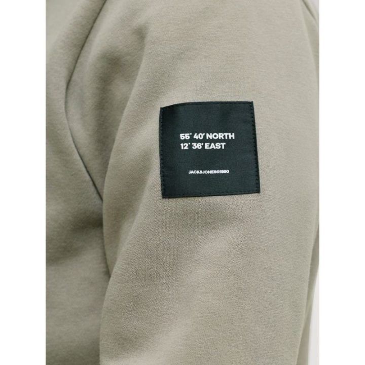 Vyriškas džemperis su gobtuvu Jack&Jones JJCLEVELAND, vetiverio