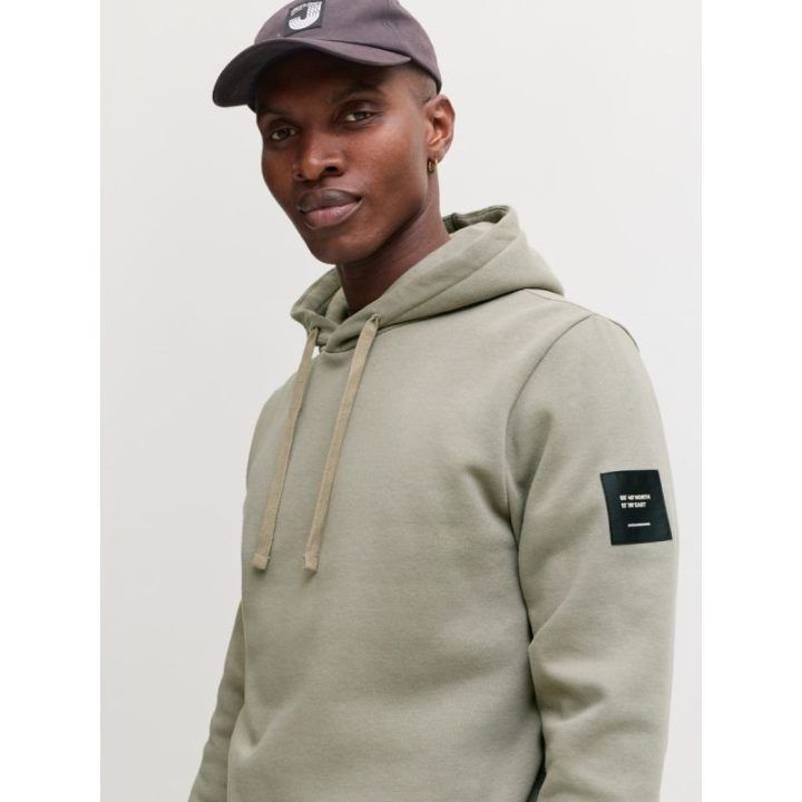 Vyriškas džemperis su gobtuvu Jack&Jones JJCLEVELAND, vetiverio
