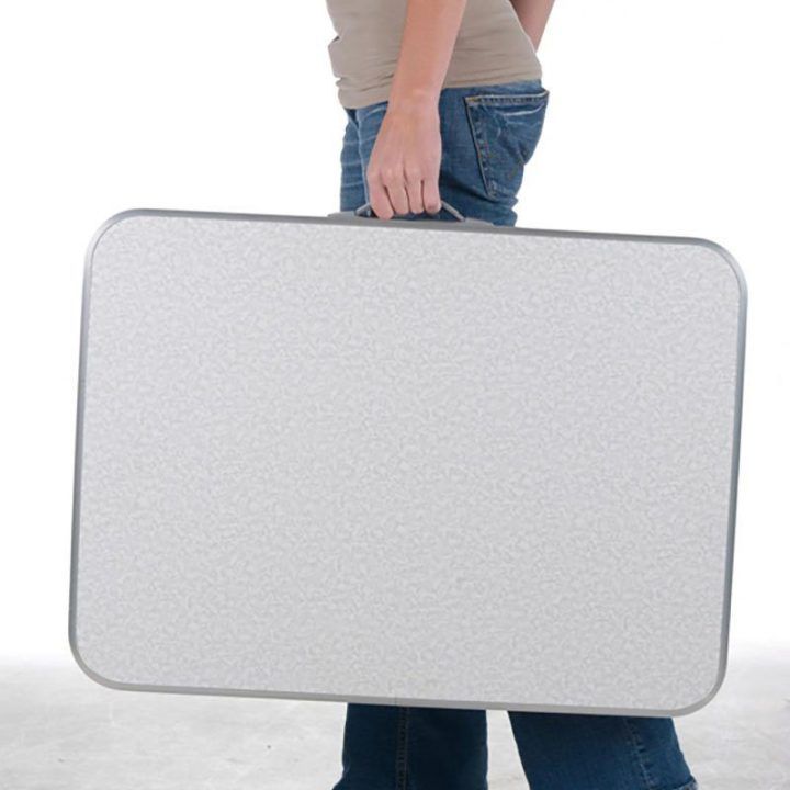 Sulankstomas aliumininis turistinis stalas Camp Active, 75 × 55 × 60 cm