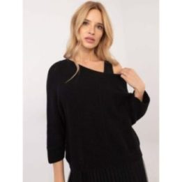 Moteriškas megztinio ir suknelės komplektas Italy Moda, juodas