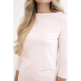 Medvilninė klasikinė suknelė, pudros rožinė