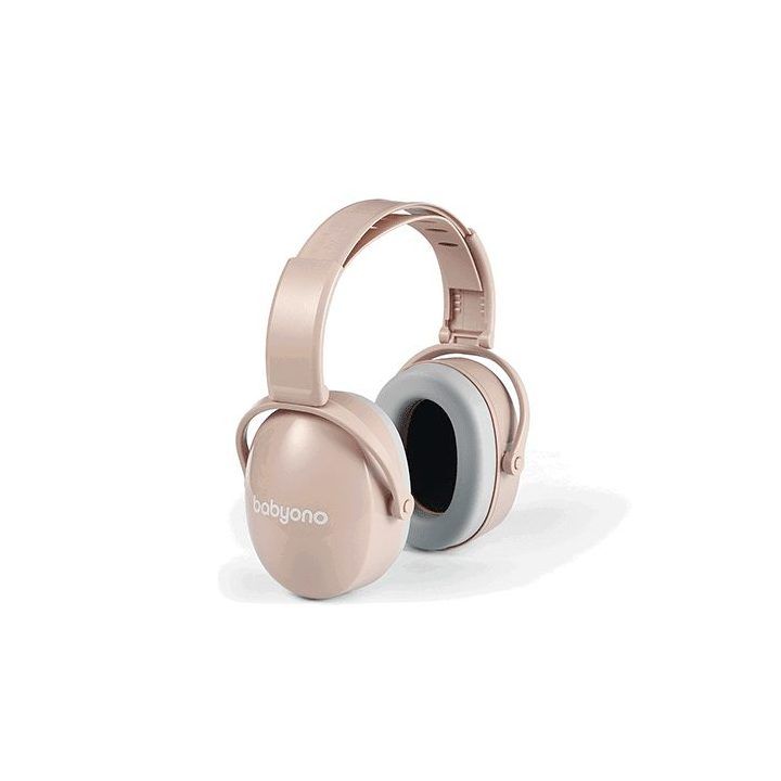 Vaikiškos apsauginės ausinės BabyOno, nuo 24 mėn., smėlio
