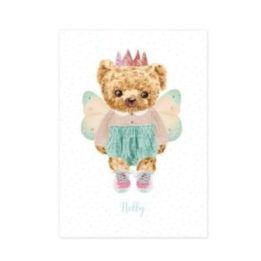 Vaikiškas plakatas su meškiuku Ceba Fluffy Puffy Nelly, 30 × 40 cm