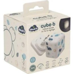 Nešiojama naktinė lempa Cloud B Cube B, 7 × 7 × 7 cm