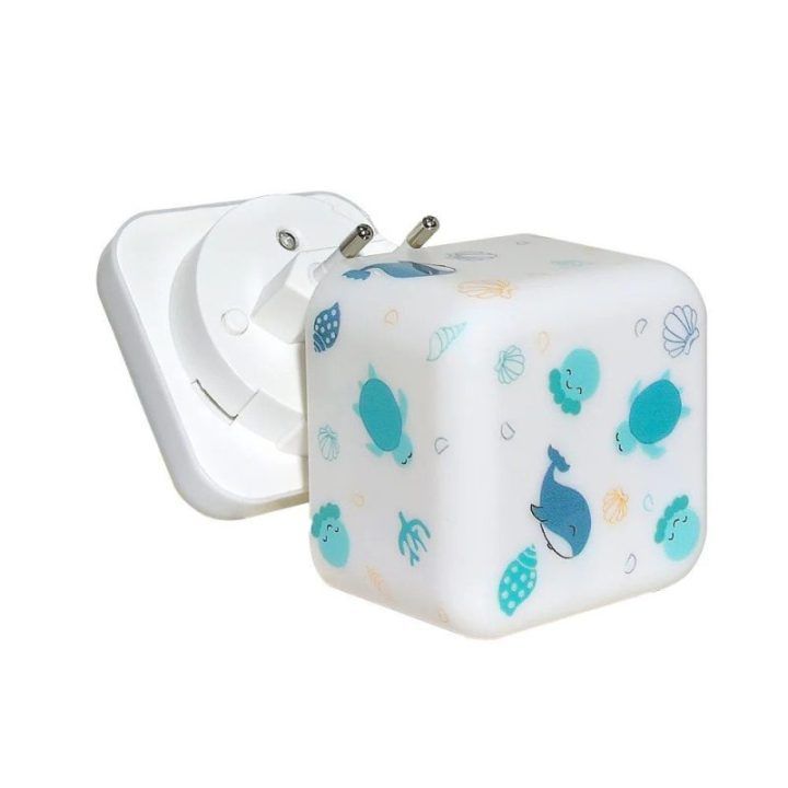 Nešiojama naktinė lempa Cloud B Cube B, 7 × 7 × 7 cm