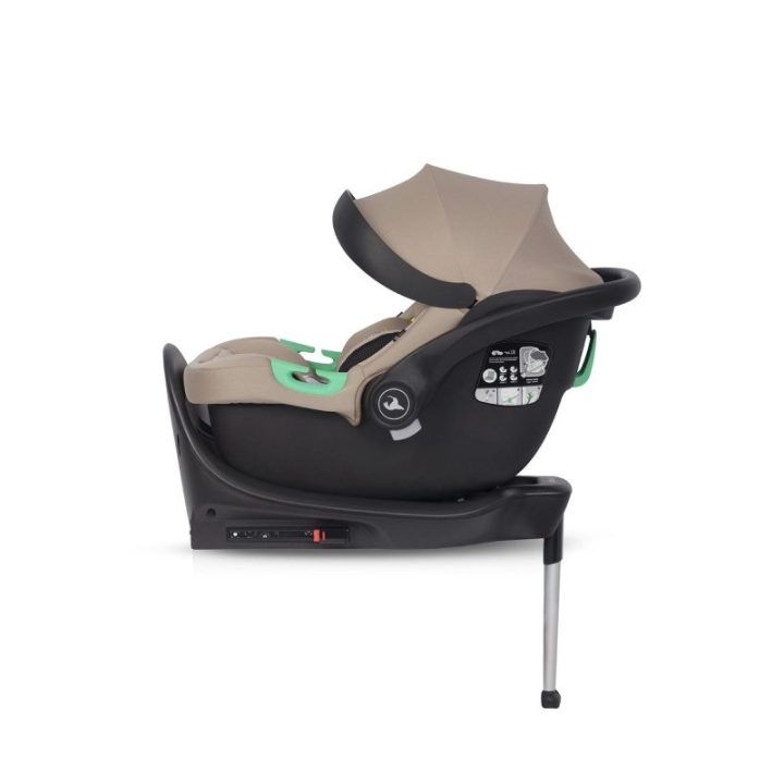 Automobilinė kėdutė su ISOFIX baze Colibro Petit Pro, karamelinė