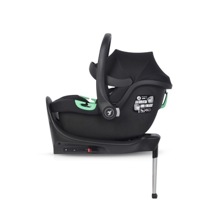 Automobilinė kėdutė su ISOFIX baze Colibro Petit Pro, juoda