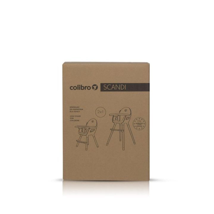 Maitinimo kėdutė 3 viename Colibro Scandi, Agava